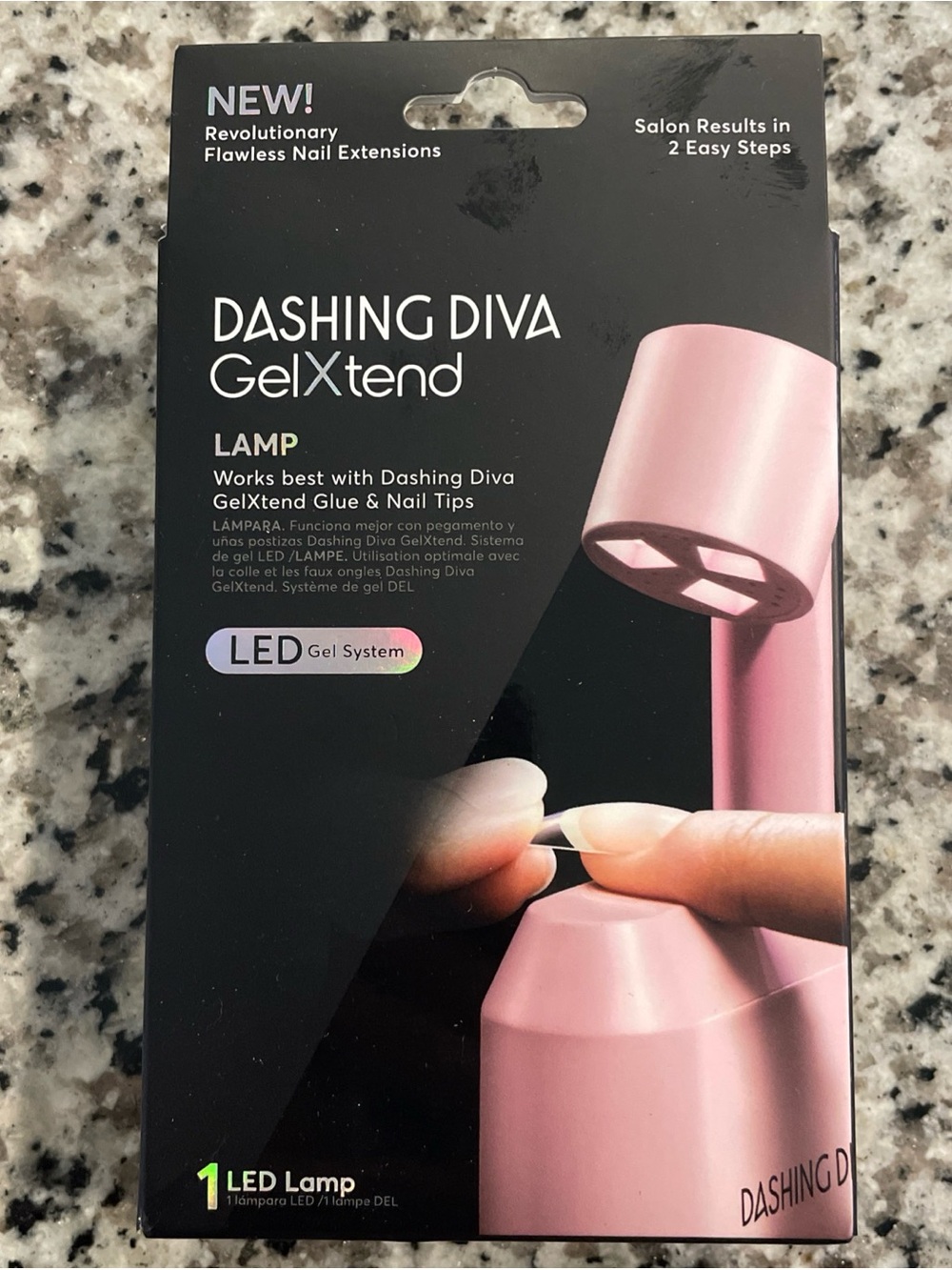 Dashing Diva GelXtend LED Nail Lamp Light - Pink BNIB